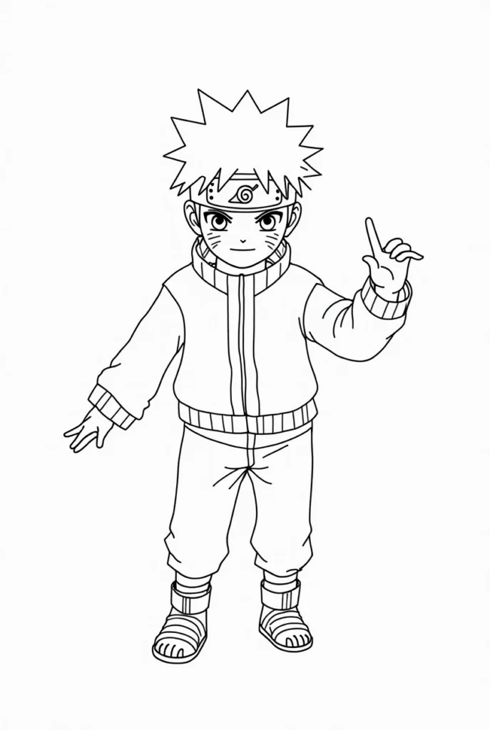 Naruto Coloring Pages Free