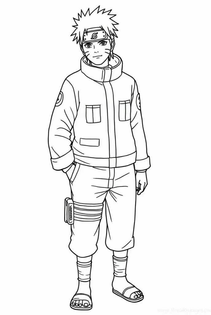 Naruto Coloring Pages Kakashi