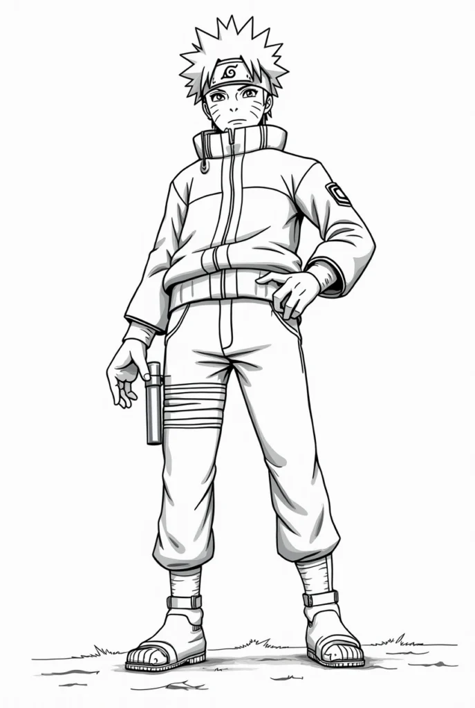 Naruto Coloring Pages PDF