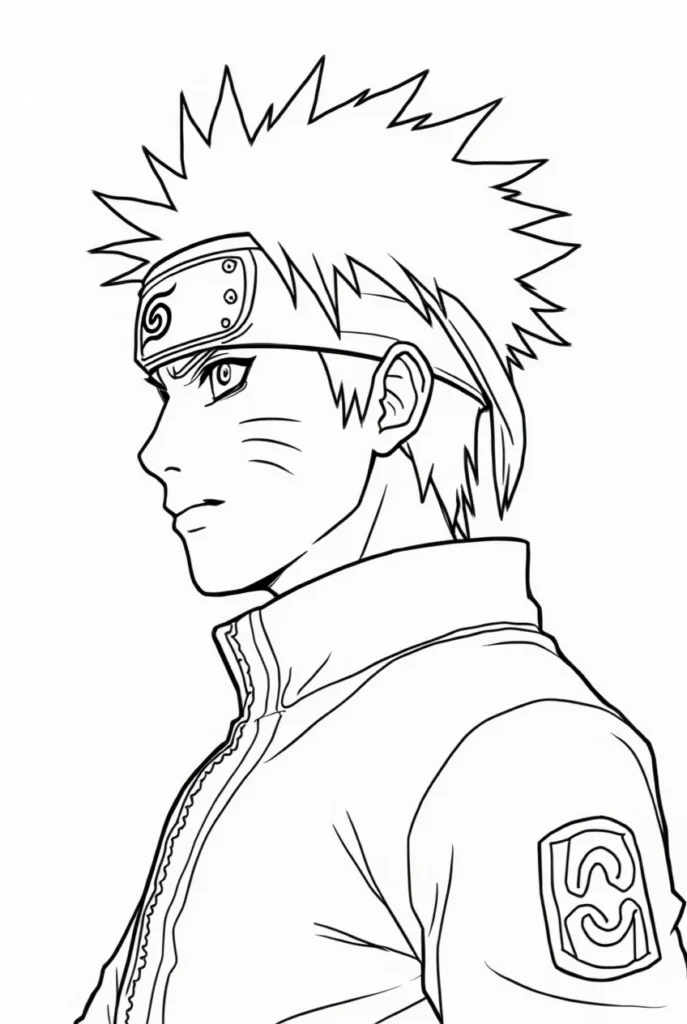 Naruto Coloring Pages Sage Mode