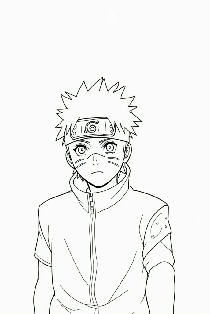 Naruto Coloring Pages for Adults